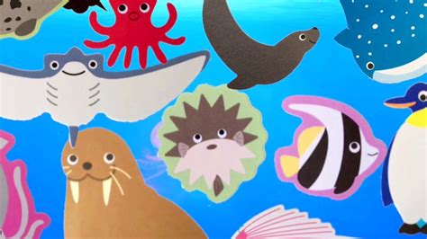 Learn Sea Animals And Water Animals Names And Sounds Real Ocean Sound