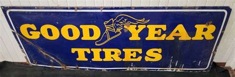Goodyear Tires Ssp Sign Aumann Auctions Inc