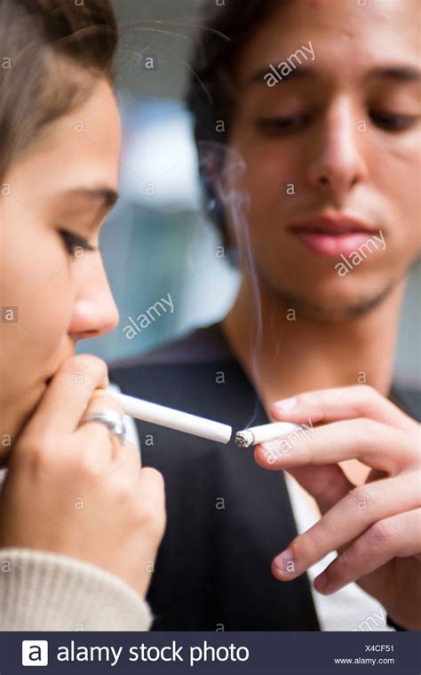 Teen Boy Smoking Cigarette High Resolution Stock Photography And Images