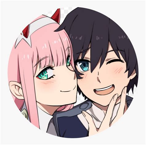 Matching Pfp Zero Two And Hiro Darling In The Franxx Club