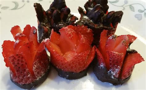 Keto Chocolate Dipped Strawberry Roses Tales From Home
