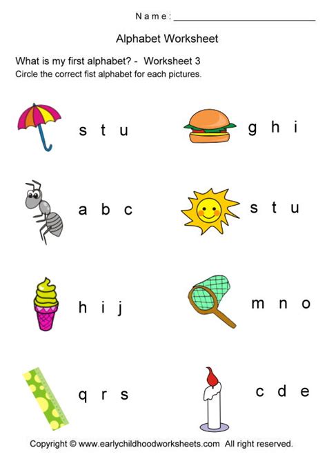 Alphabet Abc Worksheets For Kindergarten Free Image Download