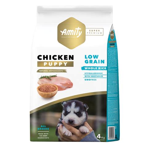Ração Para Cão Amity Super Premium Low Grain Puppy Frango