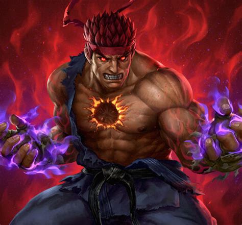 Street Fighter Characters Evil Ryu
