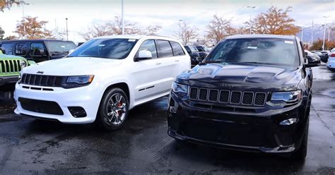 Side By Side Comparison Of The 2021 Jeep Grand Cherokee Srt And
