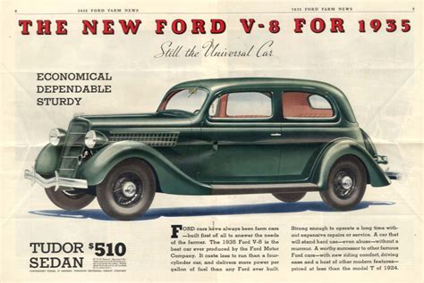 1935 Ford Farm News Mailer Ford V 8 Cars And Trucks Sales Promotion