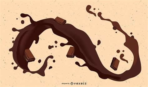 Chocolate Liquid Vector Vector Download