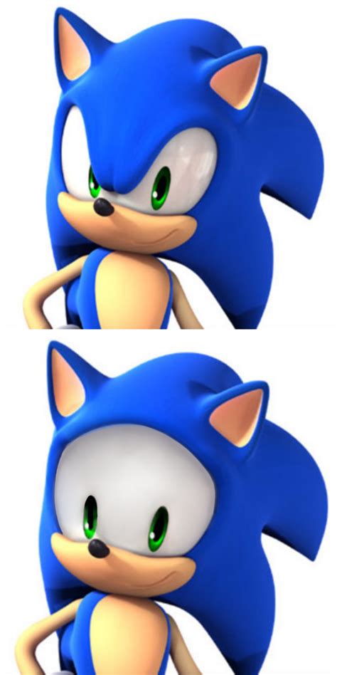 I Wondered What Sonic Would Look Like If He Widened His Eyes R