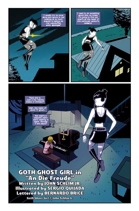 Goth Ghost Girl An Die Freude On Behance