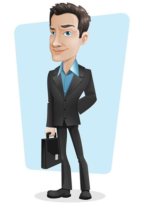 Free Businessman Vector Character Vector Characters