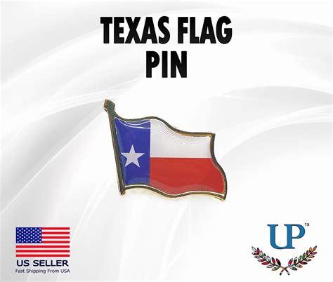 Texas Flag Lapel Pin State Of Texas Flag Lapel Pin Texan Etsy