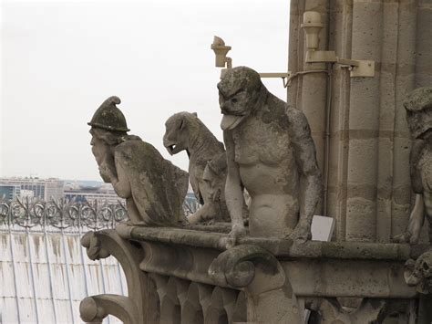 Gargoyles Of The Notre Dame In Paris Notre Dame Gargoyles Gargoyles