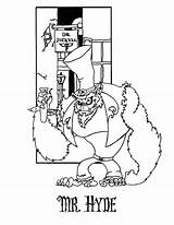 Nightmare Before Christmas Coloring Monster Legends Hyde Mr Printable Nubis Dark Template Popular sketch template