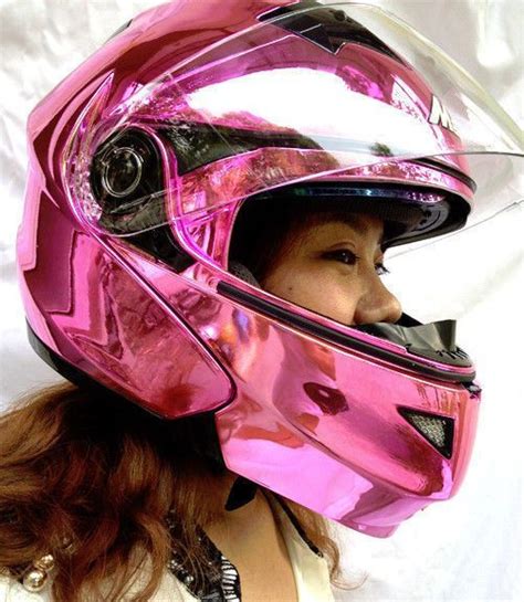 Metalic Pink Helmet Pink Motorcycle Helmet Custom Motorcycle Helmets