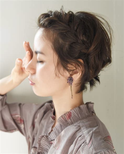 【50++】 ショート ヘア 編み込み かっこいい - ideakamigata