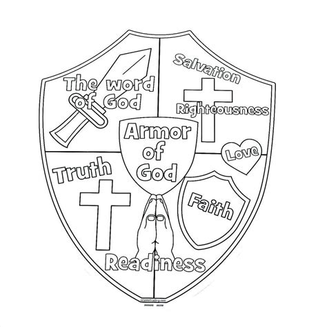 Armor Of God Coloring Pages Elegant Helmet Of Salvation Coloring Page