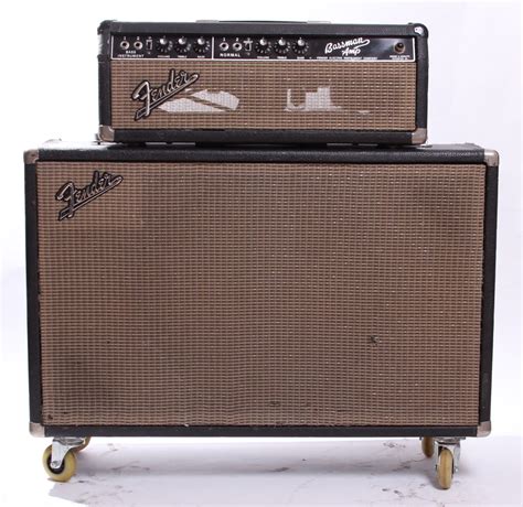 1964 Fender Bassman Blackface Export Version Yeahmans Vintage And Used