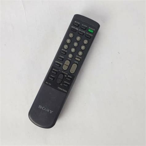 Sony Tv Remote Control Rm 791 Trinitron Rm 791 For Sale Online Ebay