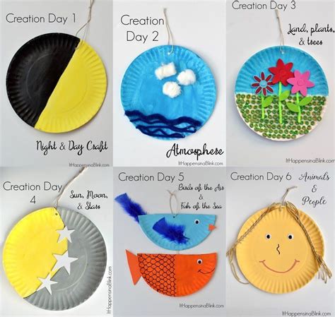 Printable 7 Days Of Creation Crafts