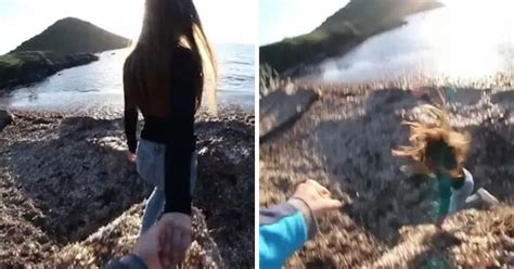 Guy Pushes His Girlfriend Off A Cliff And Gives A Thumbs Up Over Her Motionless Body Small Joys