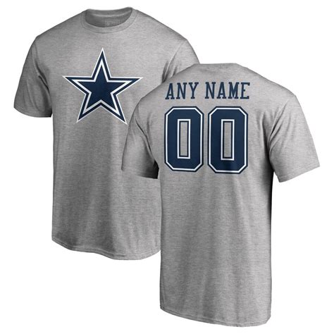 Dallas Cowboys Pro Line By Fanatics Branded Personalized Name And Number