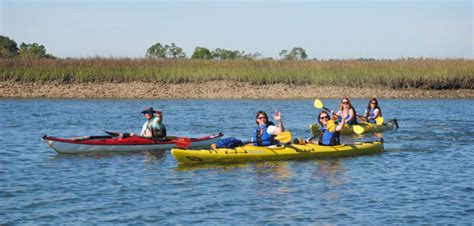 Kayak Tour Waving Charleston Outdoor Adventures