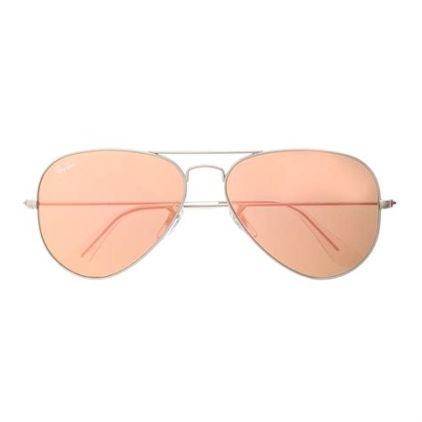 Jcrew Ray Ban Original Aviator Sunglasses With Flash Mirror Lenses In Pink Lyst