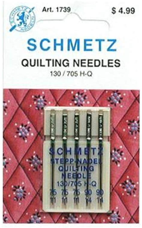 Schmetz Assorted Quilting Sewing Machine Needles 130705h Q Etsy