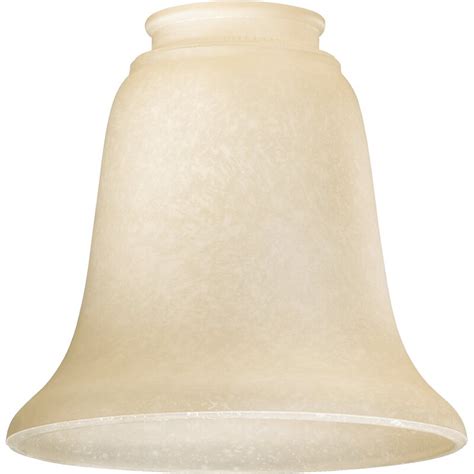 Charlton Home® 5 H Glass Bell Lamp Shade Screw On In Beige