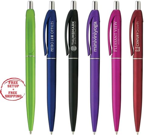 Imprinted Pens Printed With Your Company Name Logo Text In 1 Color