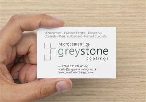 Business Card Greystone Coatings