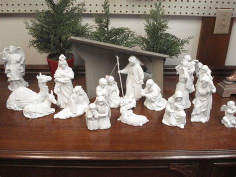 This Is The Avon Nativity Scene That My Mom Had And I Took For My Home