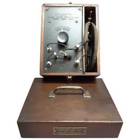 Crystal Radio Receiver By Cge Co Ltd Circa 1929 1935 At 1stdibs