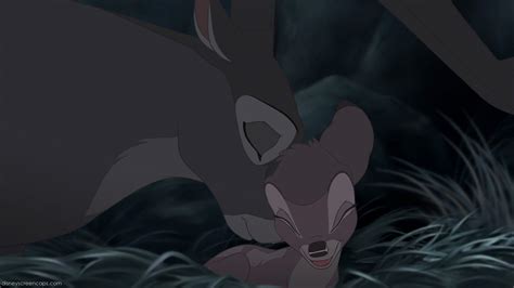 Bambi With His Father