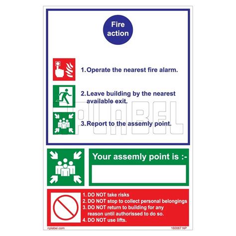 Rectangular 160067 Fire Action Name Plates And Signs Rs 159piece Id