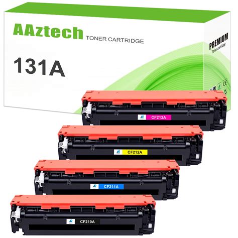 A Aztech 4 Pack Compatible Toner Cartridge For HP CF210A CF211A CF212A