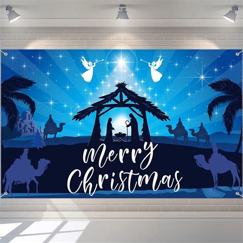 Fdgdfg Vinyl 10x10ft Birth Of Jesus Backdrop Christmas