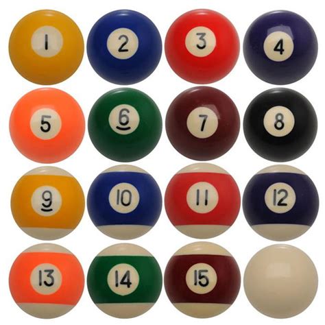 Riley American Pool Balls Set Usa