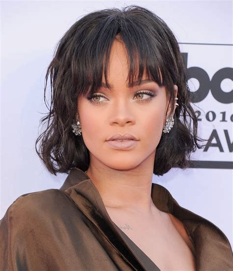 Bangs don't have to be dramatic and can be subtly cut to frame your face, starting at the cheekbones. Best Celebrity Fringe Hairstyle 2016 | POPSUGAR Beauty UK