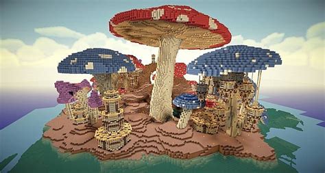 Minecraft Mushroom Build