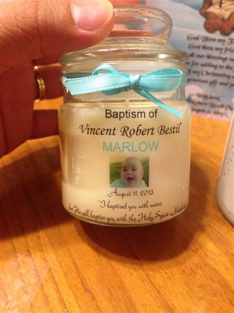 Pin by Jen Jen Marlow on Jen | Baptism candle favors, Baptism girl