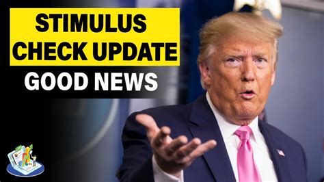 Good News Second Stimulus Check Update Today Positive Update For New Stimulus Package Youtube