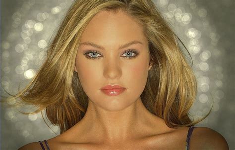 Candice Swanepoel Model Blue Eyes Grey Blonde Glitter Girl Beauty Woman Cehenot Hd