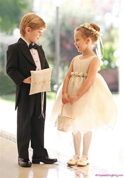 Wedding Page Boy And Flower Girl Flower Girl Outfits Organza Flower