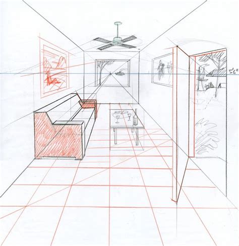 Jon Messers Perspective Class Dibujo Arquitectónico De Interiores