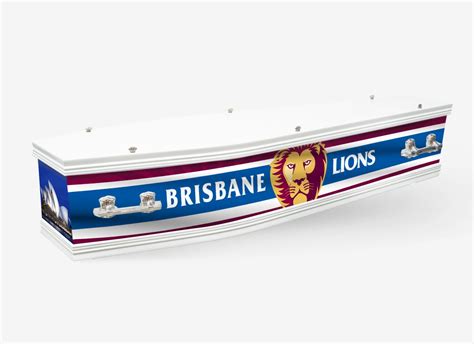 Brisbane Lions AFL Funeral Stationery | Funera Sydney