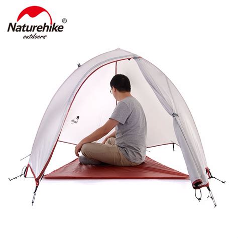 11254us Naturehike 1 Person Tent 20d Silicone Fabrictent Double