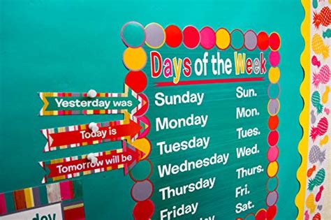 Teacher Created Resources 2685 Tropical Punch Calendar Bulletin Board