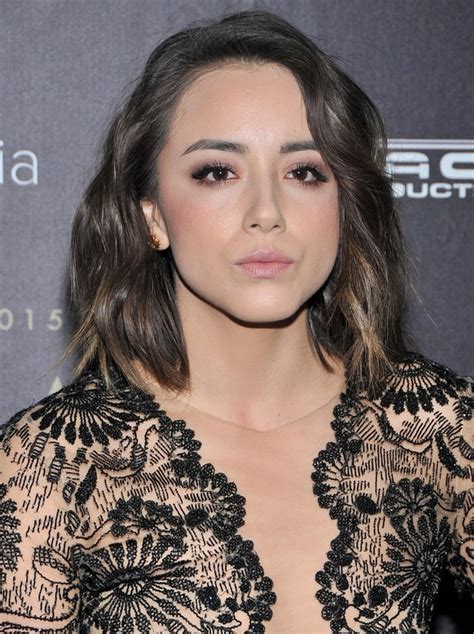 goddess chloe bennet is so sexy i d let her kiss me after giving several sloppy blowjobs r