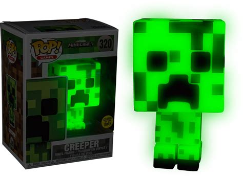 Download Minecraft Creeper Funko Pop Glowinthe Dark